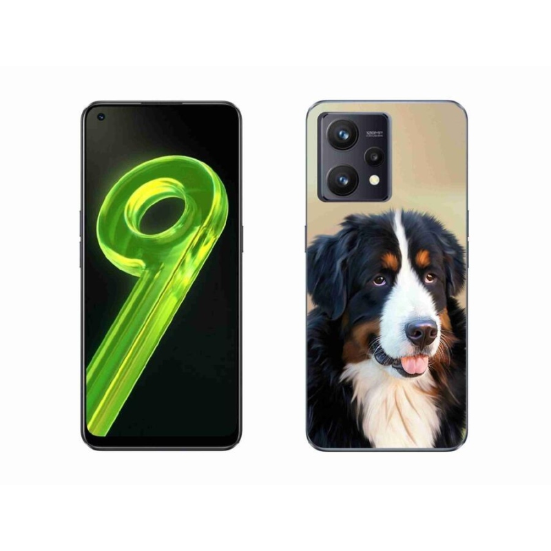 Gelový obal mmCase na mobil Realme 9 4G - bernský salašnický pes