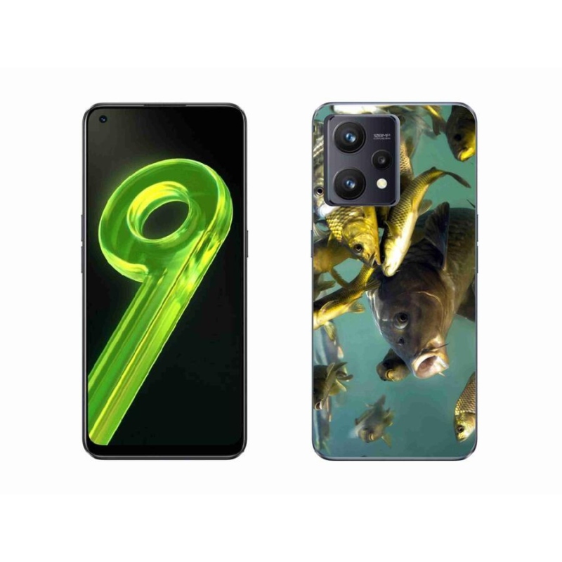 Gelový obal mmCase na mobil Realme 9 4G - hejno ryb