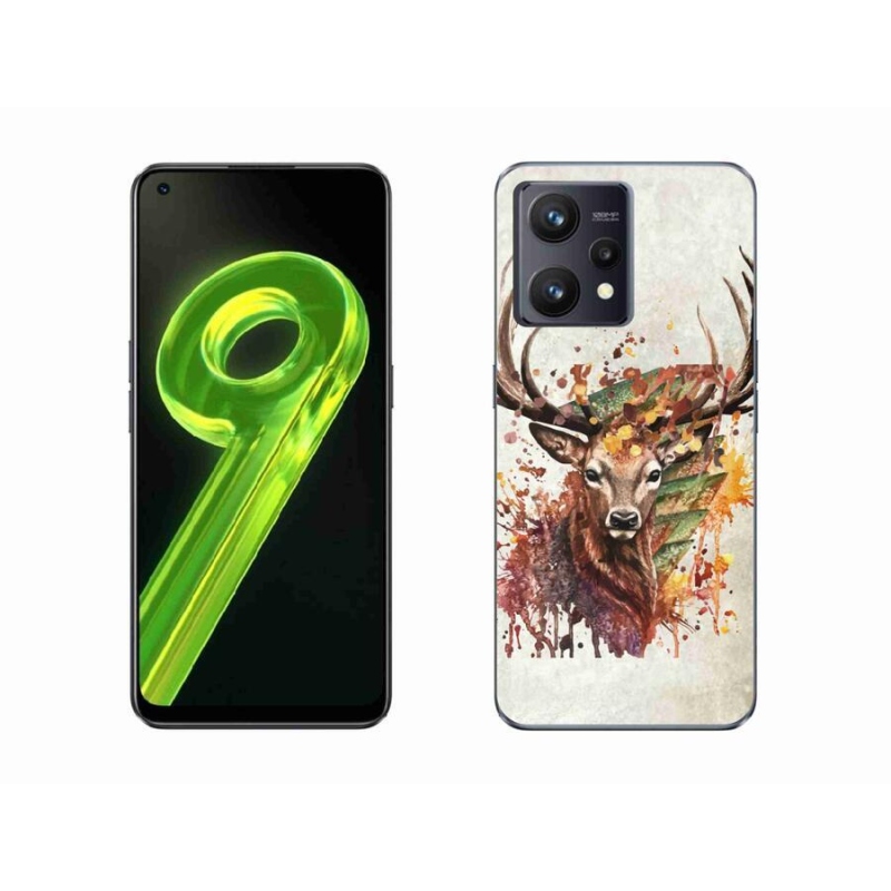 Gelový obal mmCase na mobil Realme 9 4G - jelen 1