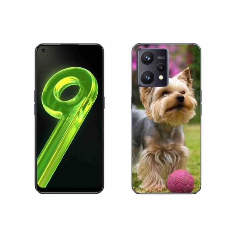 Gelový obal mmCase na mobil Realme 9 4G - jorkšír 4