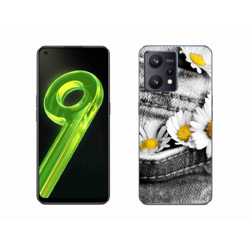 Gelový obal mmCase na mobil Realme 9 4G - kopretiny