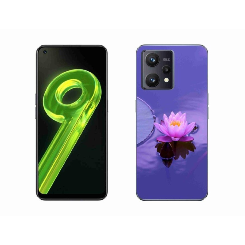 Gelový obal mmCase na mobil Realme 9 4G - květ na hladině