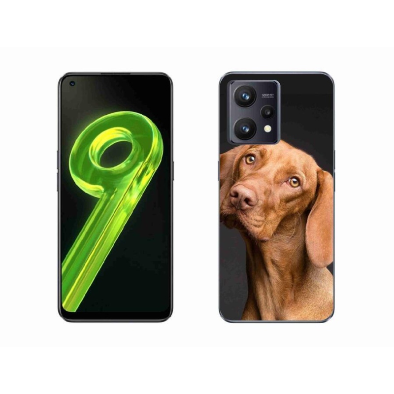 Gelový obal mmCase na mobil Realme 9 4G - maďarský ohař