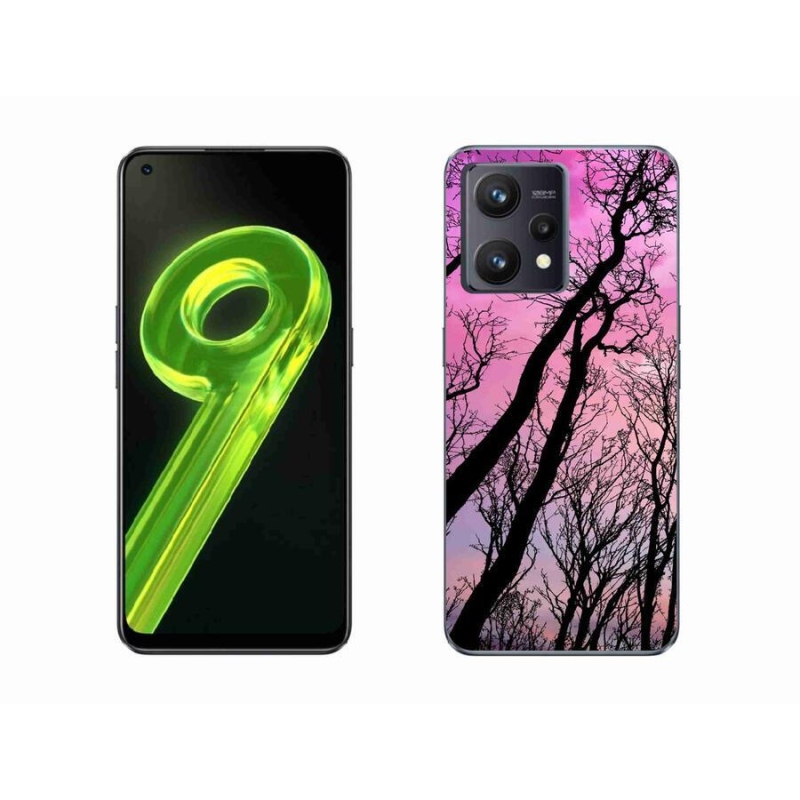 Gelový obal mmCase na mobil Realme 9 4G - opadané stromy