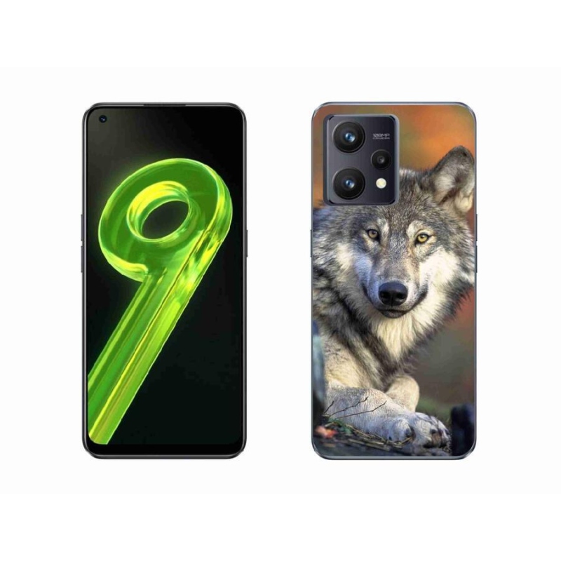 Gelový obal mmCase na mobil Realme 9 4G - vlk