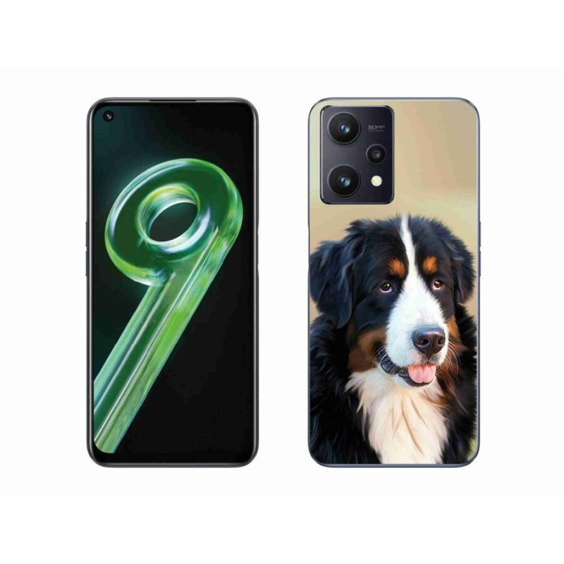 Gelový obal mmCase na mobil Realme 9 5G - bernský salašnický pes