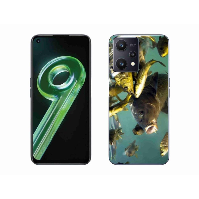 Gelový obal mmCase na mobil Realme 9 5G - hejno ryb
