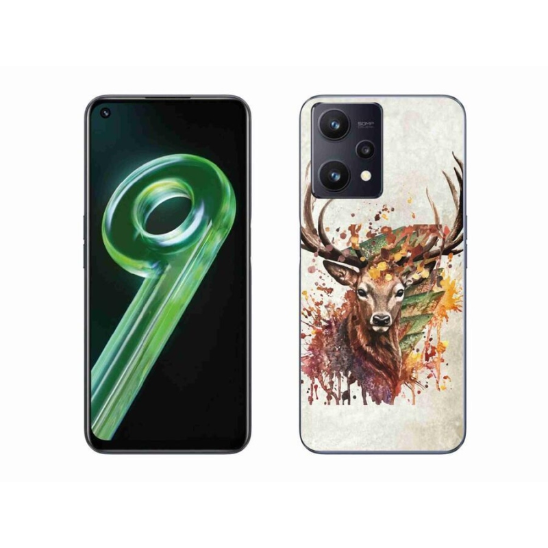 Gelový obal mmCase na mobil Realme 9 5G - jelen 1