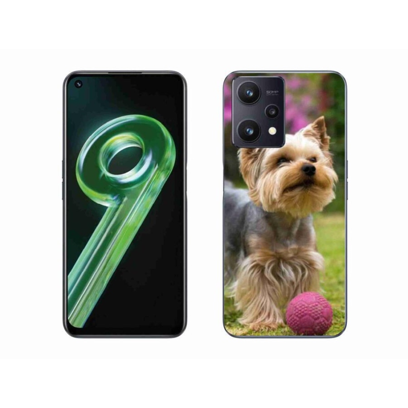 Gelový obal mmCase na mobil Realme 9 5G - jorkšír 4