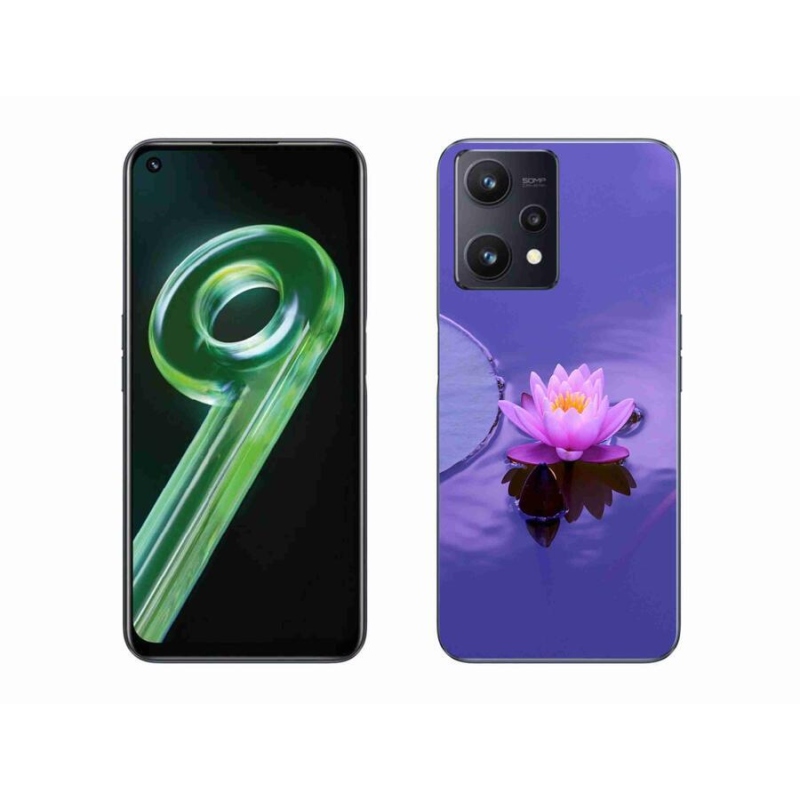 Gelový obal mmCase na mobil Realme 9 5G - květ na hladině