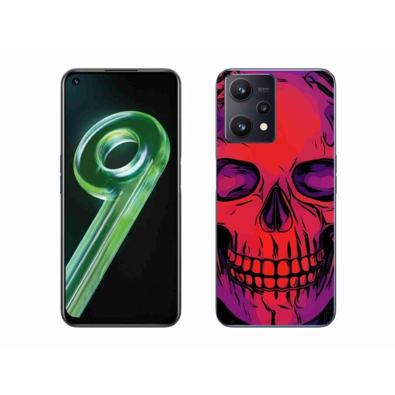 Gelový obal mmCase na mobil Realme 9 5G - lebka