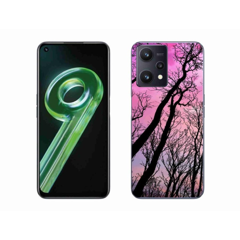 Gelový obal mmCase na mobil Realme 9 5G - opadané stromy