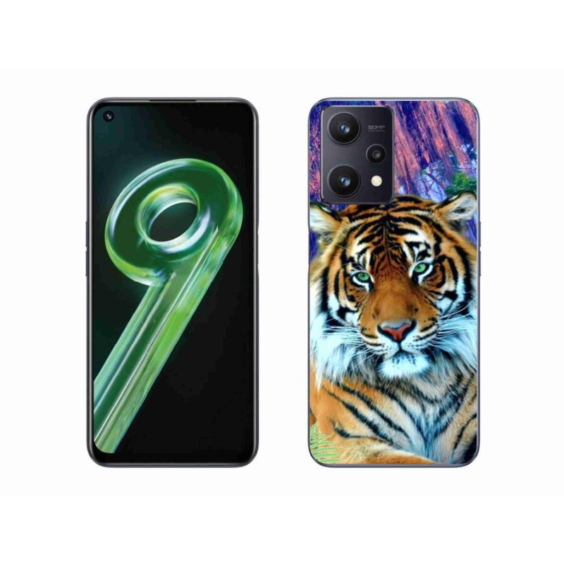 Gelový obal mmCase na mobil Realme 9 5G - tygr