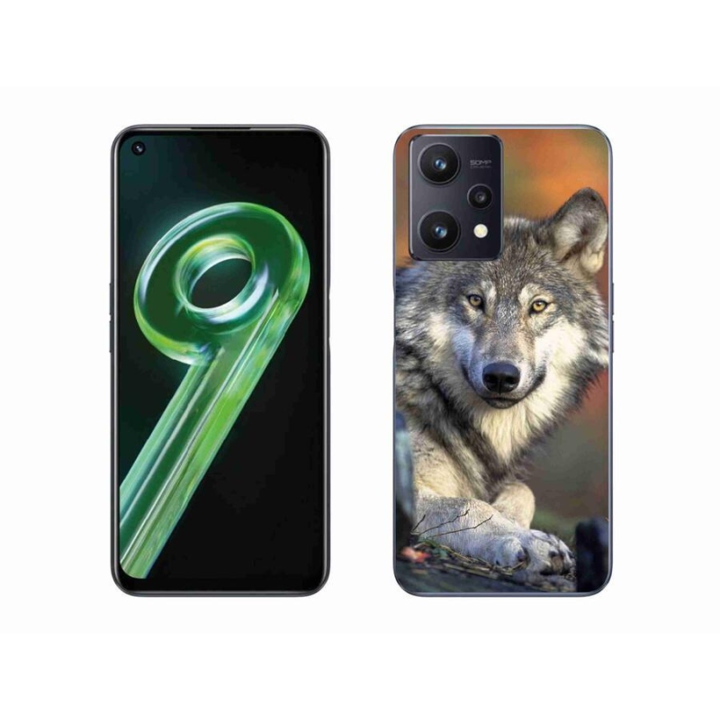 Gelový obal mmCase na mobil Realme 9 5G - vlk