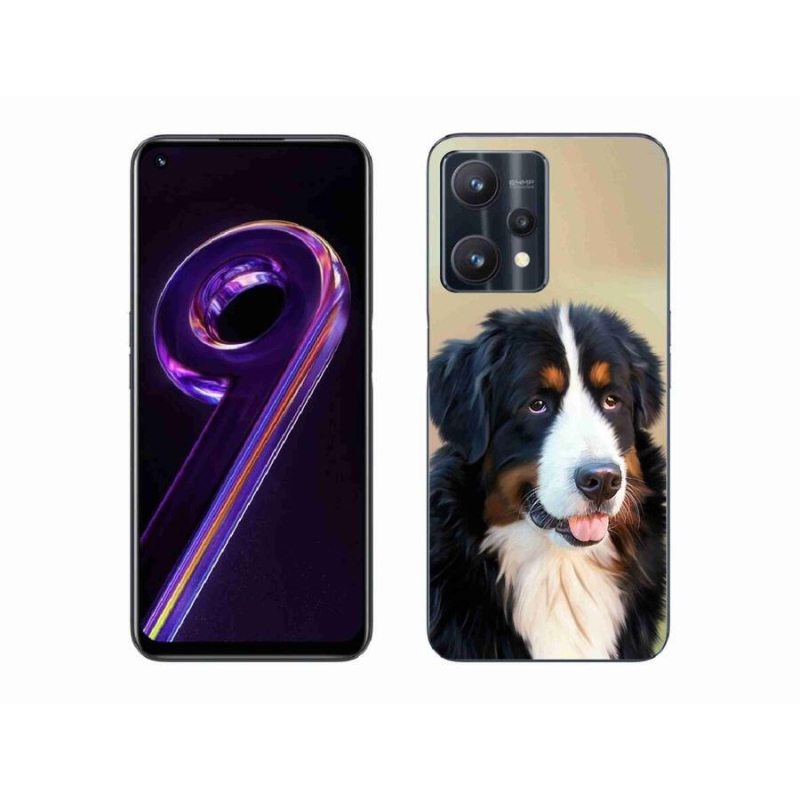 Gelový obal mmCase na mobil Realme 9 Pro 5G - bernský salašnický pes