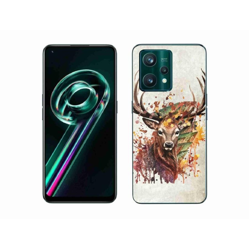 Gelový obal mmCase na mobil Realme 9 Pro+ 5G - jelen 1