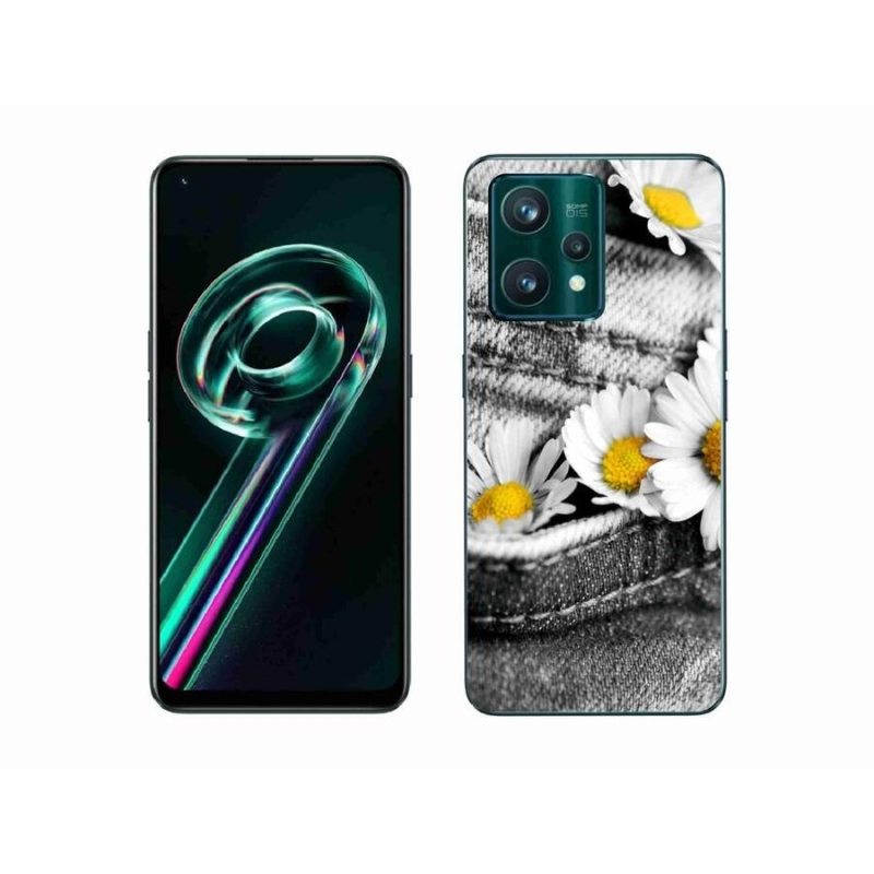 Gelový obal mmCase na mobil Realme 9 Pro+ 5G - kopretiny