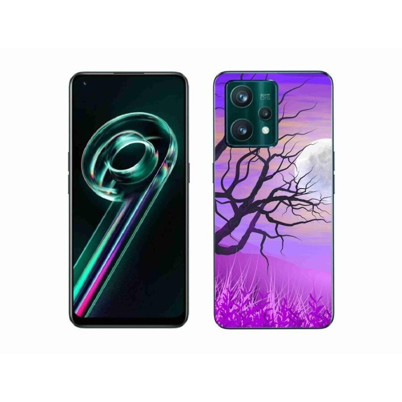 Gelový obal mmCase na mobil Realme 9 Pro+ 5G - kreslený opadaný strom