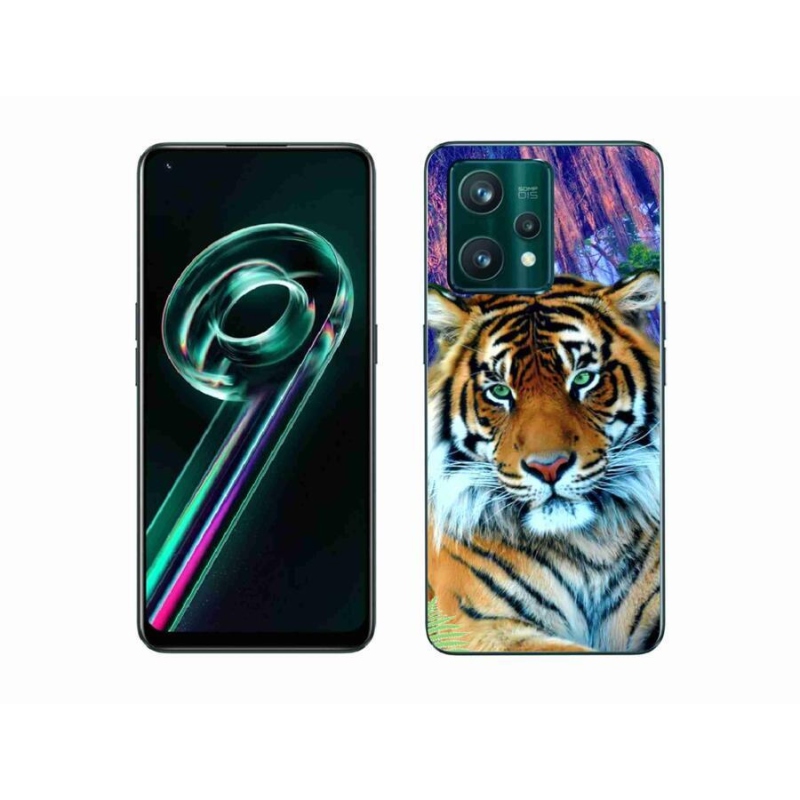 Gelový obal mmCase na mobil Realme 9 Pro+ 5G - tygr