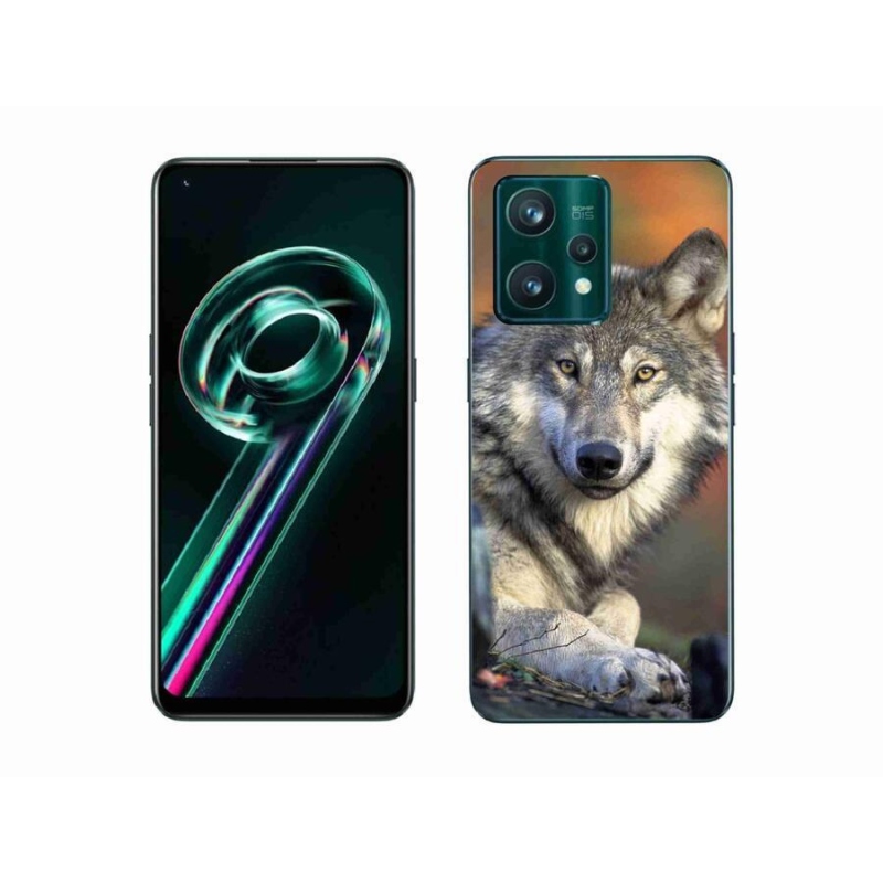 Gelový obal mmCase na mobil Realme 9 Pro+ 5G - vlk