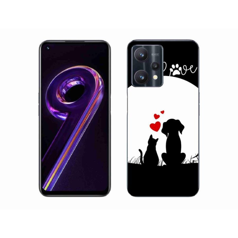 Gelový obal mmCase na mobil Realme 9 Pro 5G - zvířecí láska