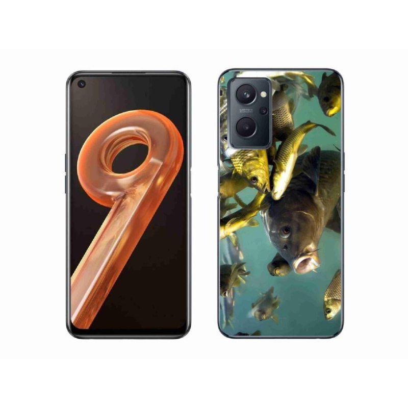 Gelový obal mmCase na mobil Realme 9i - hejno ryb