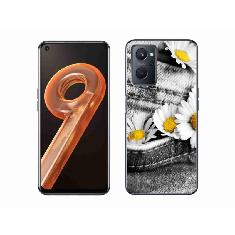 Gelový obal mmCase na mobil Realme 9i - kopretiny
