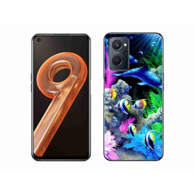 Gelový obal mmCase na mobil Realme 9i - mořský svět