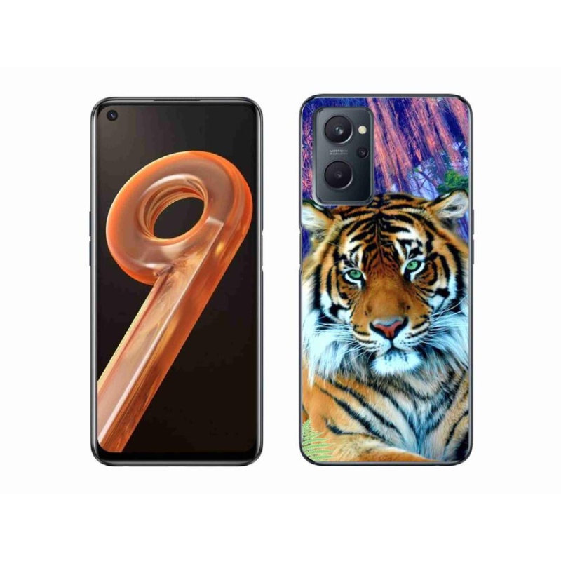 Gelový obal mmCase na mobil Realme 9i - tygr