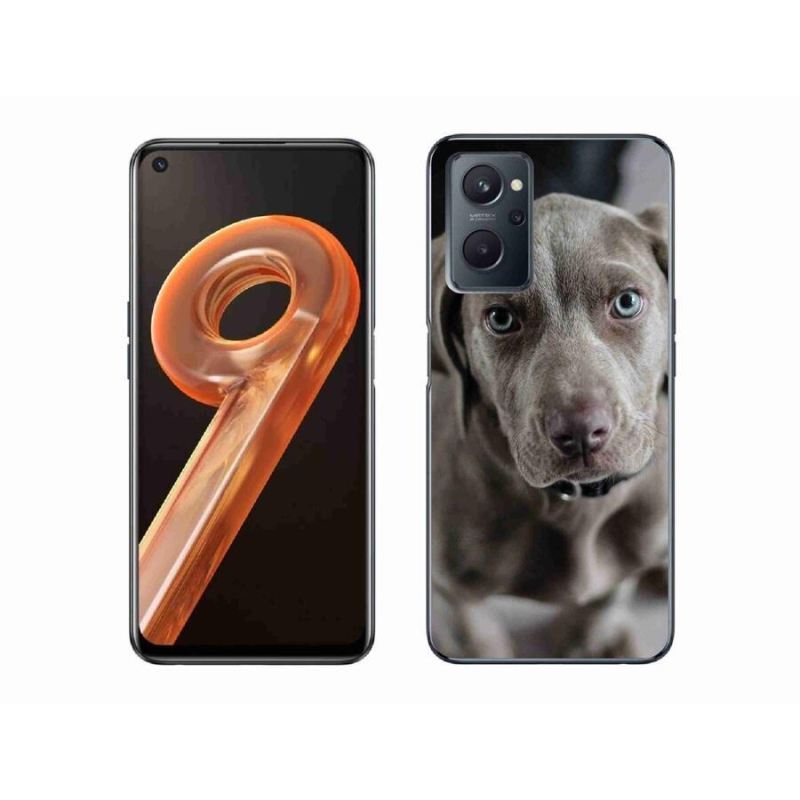 Gelový obal mmCase na mobil Realme 9i - výmarský ohař