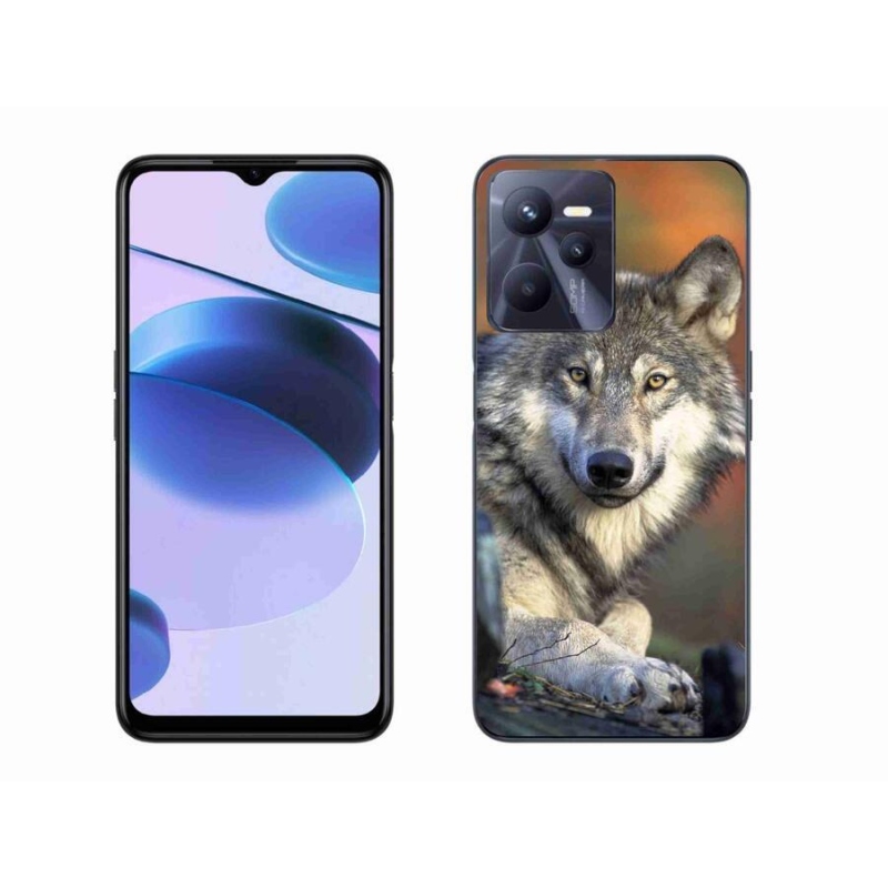 Gelový obal mmCase na mobil Realme C35 - vlk