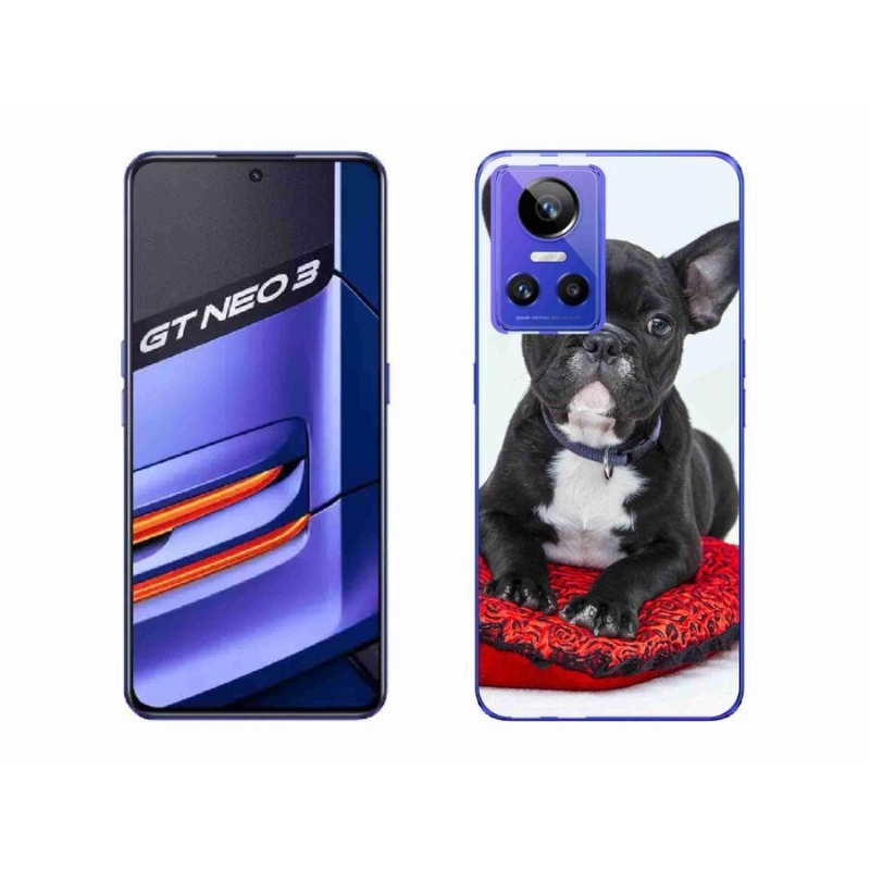 Gelový obal mmCase na mobil Realme GT Neo 3 - buldok