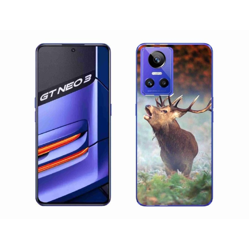 Gelový obal mmCase na mobil Realme GT Neo 3 - jelen 2
