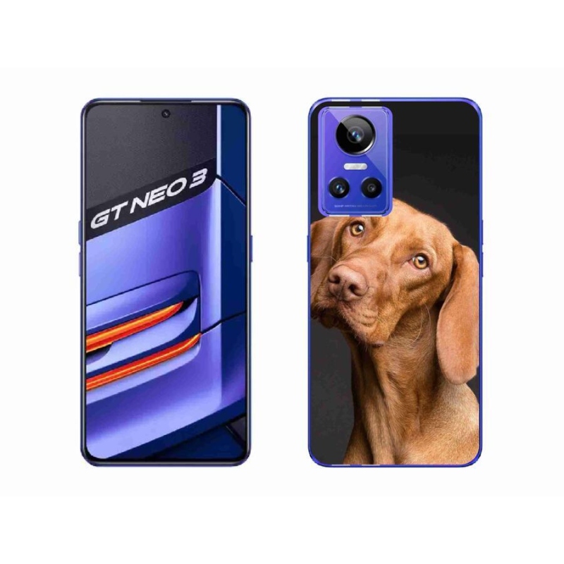 Gelový obal mmCase na mobil Realme GT Neo 3 - maďarský ohař
