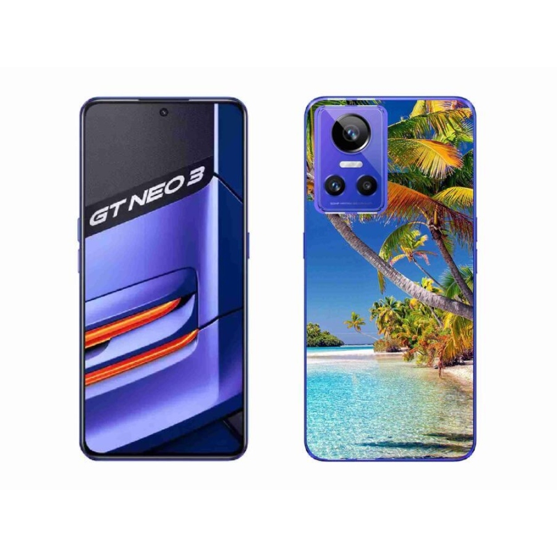 Gelový obal mmCase na mobil Realme GT Neo 3 - mořská pláž