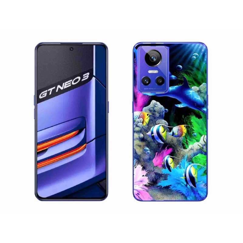 Gelový obal mmCase na mobil Realme GT Neo 3 - mořský svět