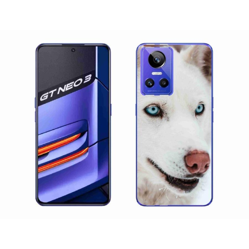Gelový obal mmCase na mobil Realme GT Neo 3 - psí pohled