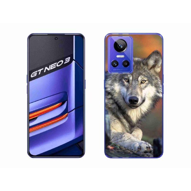 Gelový obal mmCase na mobil Realme GT Neo 3 - vlk