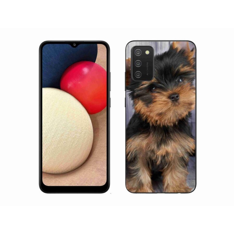 Gelový obal mmCase na mobil Samsung Galaxy A02s (164.2x75.9x9.1mm) - jorkšír 9