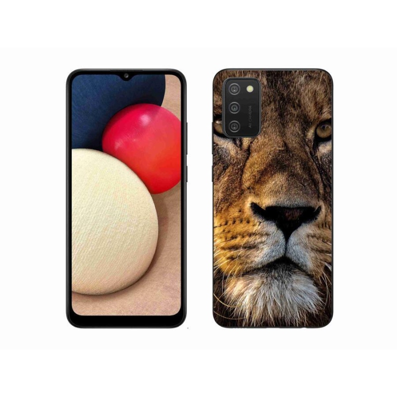 Gelový obal mmCase na mobil Samsung Galaxy A02s (164.2x75.9x9.1mm) - lev