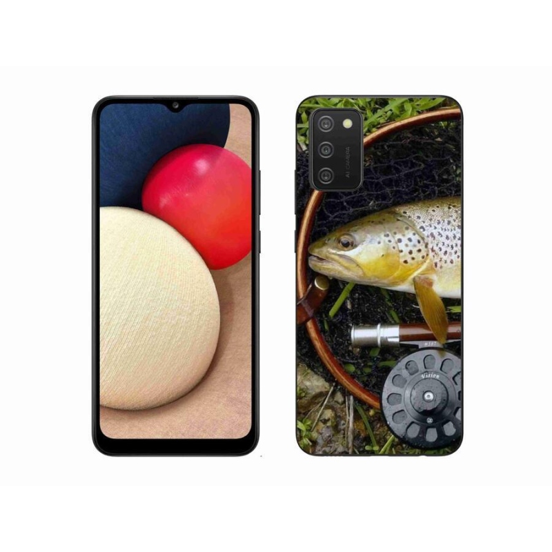 Gelový obal mmCase na mobil Samsung Galaxy A02s (164.2x75.9x9.1mm) - pstruh 2