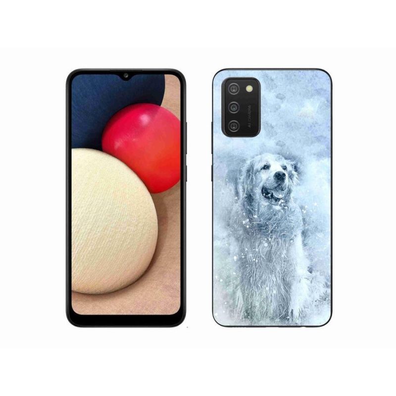 Gelový obal mmCase na mobil Samsung Galaxy A02s (164.2x75.9x9.1mm) - retrívr
