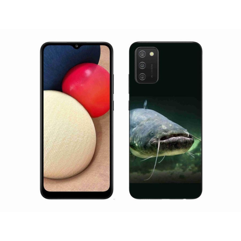 Gelový obal mmCase na mobil Samsung Galaxy A02s (164.2x75.9x9.1mm) - sumec