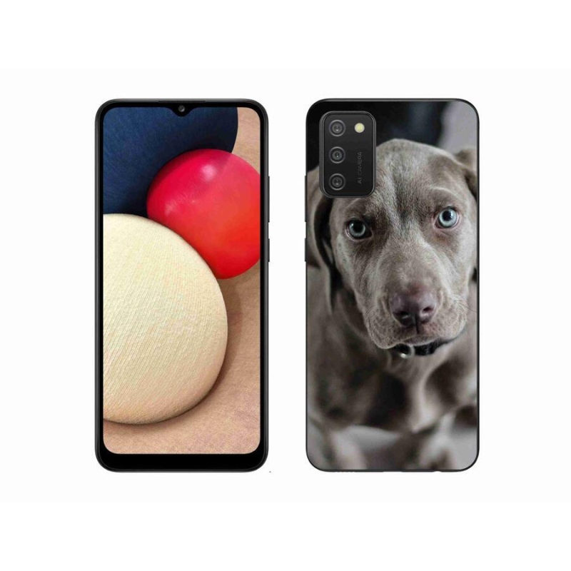 Gelový obal mmCase na mobil Samsung Galaxy A02s (164.2x75.9x9.1mm) - výmarský ohař