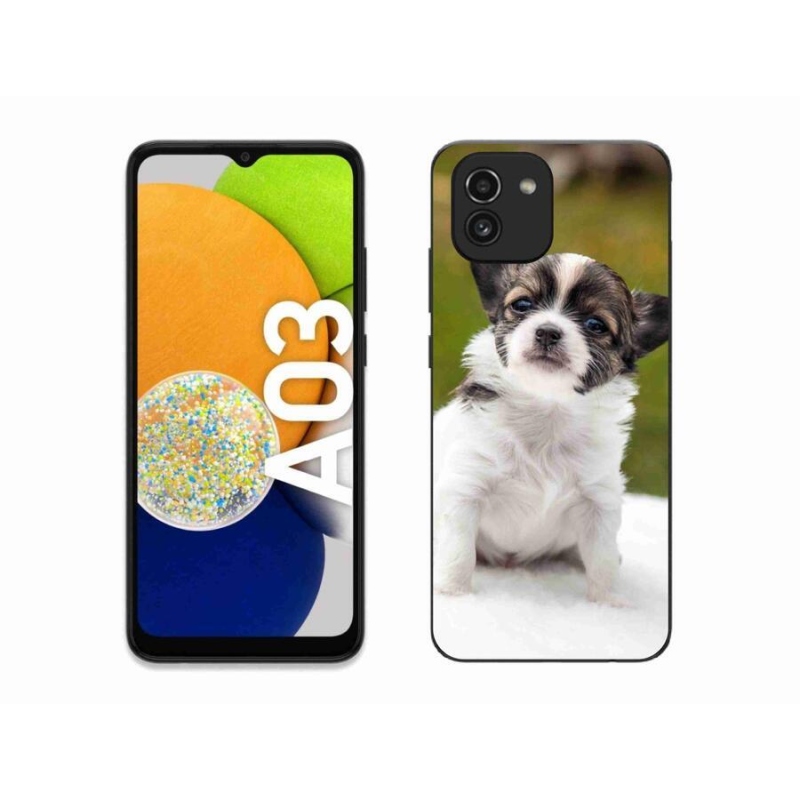 Gelový obal mmCase na mobil Samsung Galaxy A03 - čivava 4