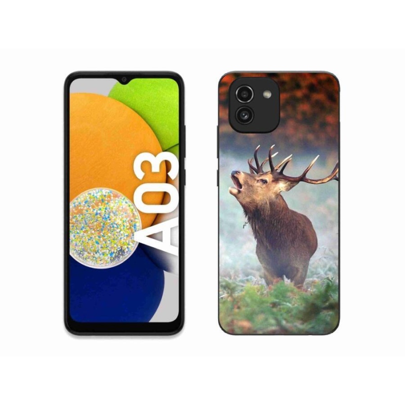 Gelový obal mmCase na mobil Samsung Galaxy A03 - jelen 2