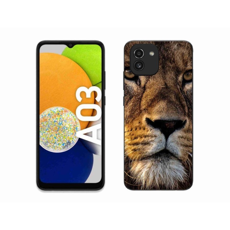 Gelový obal mmCase na mobil Samsung Galaxy A03 - lev
