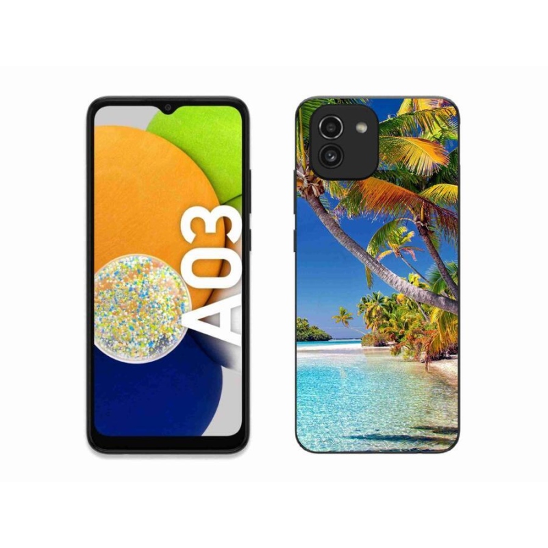 Gelový obal mmCase na mobil Samsung Galaxy A03 - mořská pláž