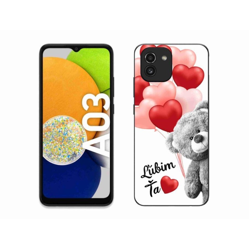 Gelový obal mmCase na mobil Samsung Galaxy A03 - ľúbim ťa sk