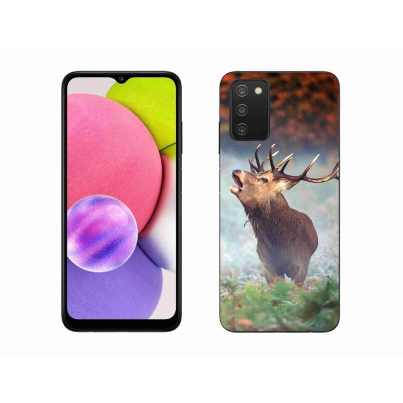 Gelový obal mmCase na mobil Samsung Galaxy A03s (166.6 x 75.9 x 9.1) - jelen 2